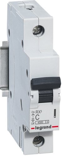 Выключатель автоматический Legrand RX3 4500 1п 16А C 4.5кА картинка